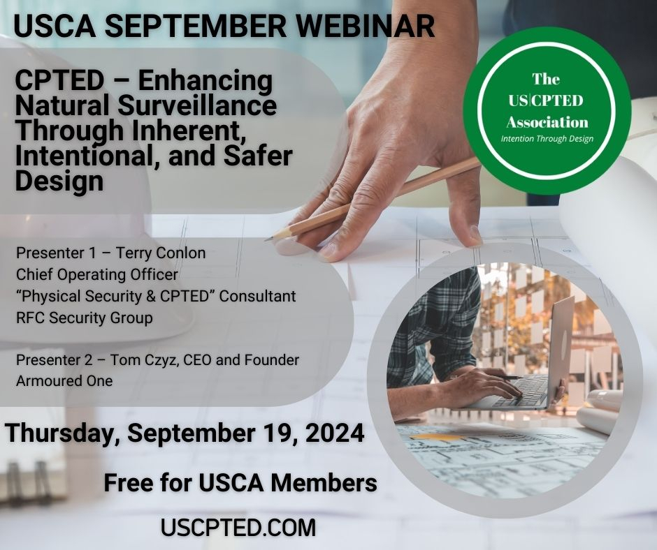 Discover How CPTED Enhances Natural Surveillance at the USCA September Webinar